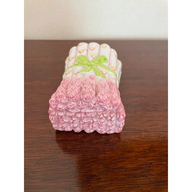 1960s Small Italian Ceramic Asparagus Box For Sale - Image 4 of 7