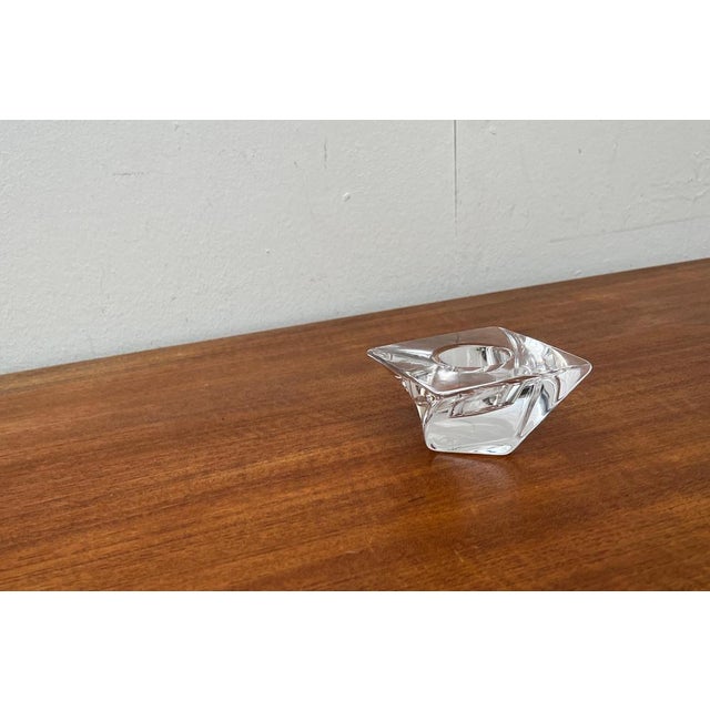 Vintage Tornado Series Crystal Glass Candleholder by Jan Johanssen for Orrefors, Sweden For Sale - Image 16 of 18