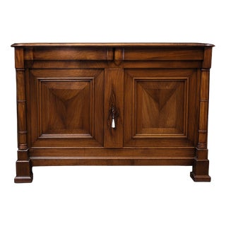 Empire Walnut 2-Door Buffet For Sale