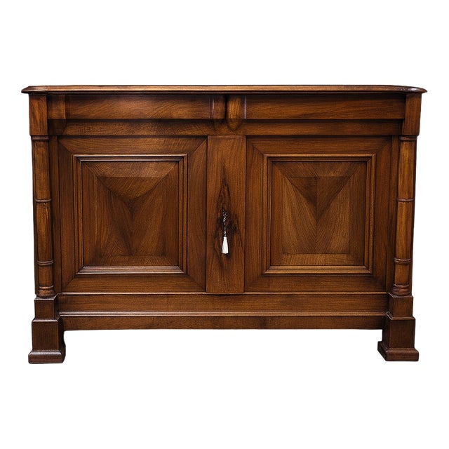 Empire Walnut 2-Door Buffet For Sale