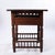 Brown Early 20th Century One Drawer Table With Cutouts For Sale - Image 8 of 12