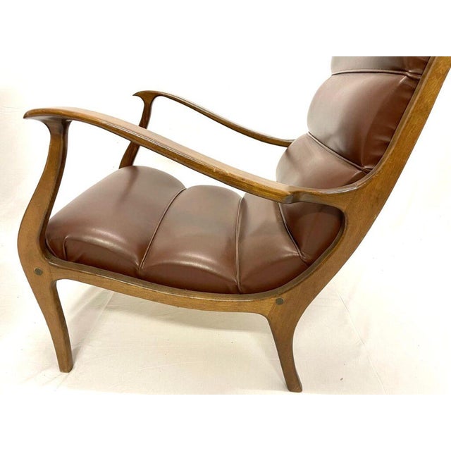 1960s Living Room Chairs with Ribbed Backrests by Ezio Longhi for Elam, Italy, 1960s, Set of 2 For Sale - Image 5 of 7