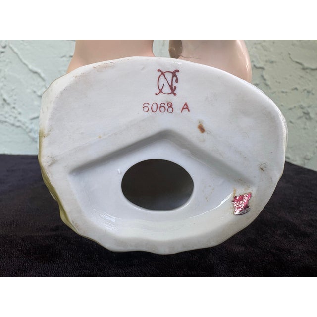 Antique Style Camille Naudot French Porcelain Piano Baby Boy Figurine Model 6068a For Sale - Image 9 of 9