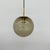 Brass and Smoked Glass Ball Pendant from Limburg Glashütte, 1970s For Sale - Image 10 of 18