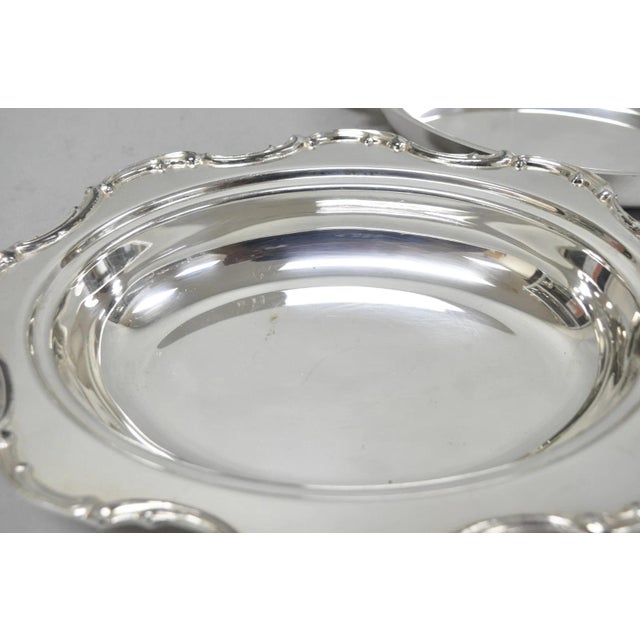 Vintage Victorian Style Silver Plated Covered Vegetable Serving Dish Platter For Sale - Image 11 of 14