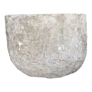 Antique Limestone Trough 5726a 26"Dia For Sale