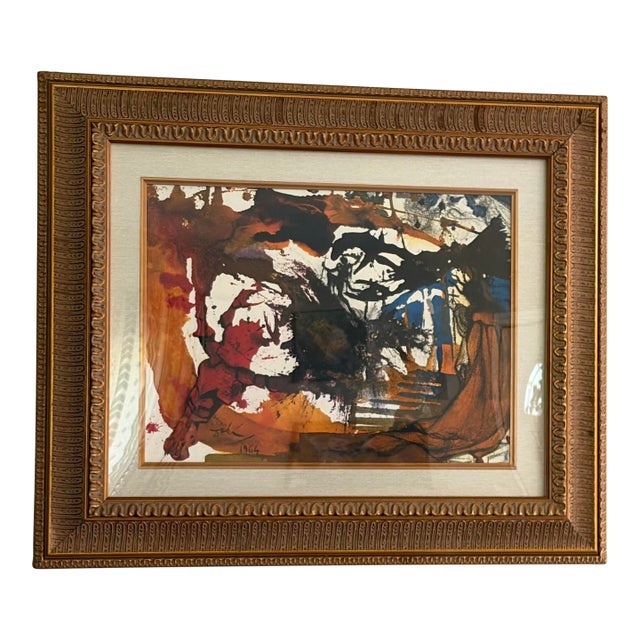 1960s Framed Salvador Dali “Vinea Electa” Biblia Sacra Lithograph With Coa For Sale
