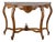 Carved Wood Console Table For Sale