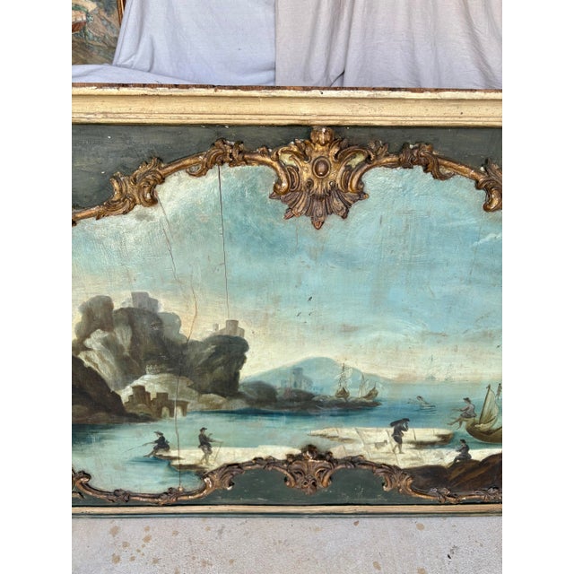 19th Century Italian Seascape Oil on Panel Painting For Sale - Image 6 of 12
