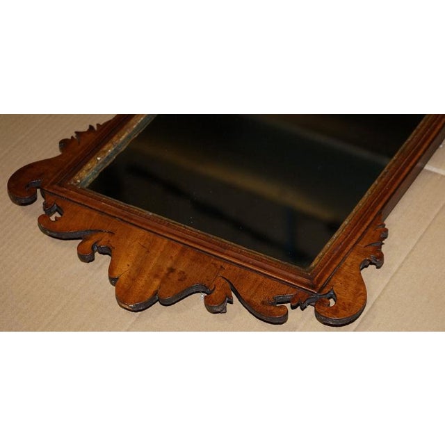 Antique Georgian Gilded Eagle Wall Mirror, 1760 For Sale - Image 5 of 10