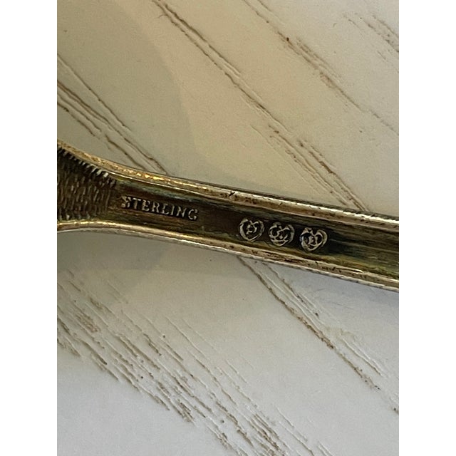 Lovely sterling floral vintage spoons set - special.