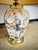Vintage Coastal Seashell-Filled Glass Table Lamp With Burlap Shade For Sale - Image 4 of 12
