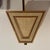 Tan Vintage Wood and Hessian Lampshade For Sale - Image 8 of 8
