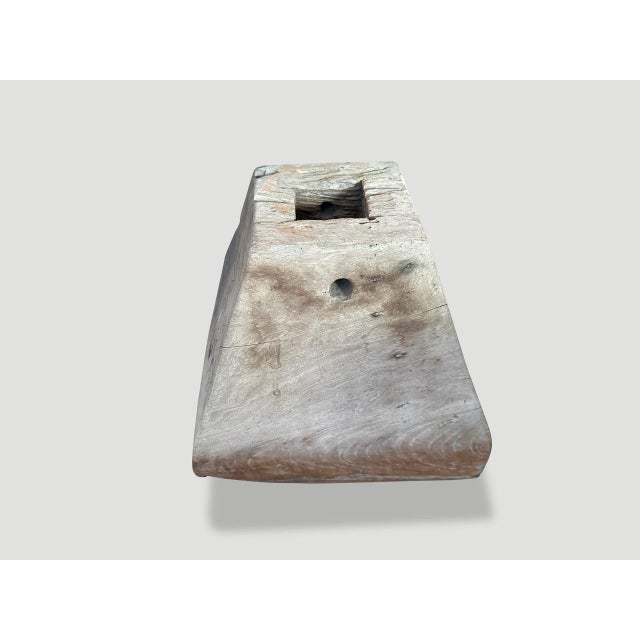Contemporary Sculptural Antique Column Base For Sale - Image 3 of 5