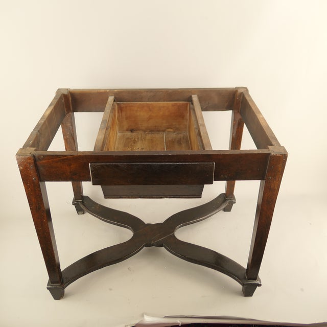 19th Century South Tyrolean Alpine Style Joggeltisch Table with Oak Top For Sale - Image 9 of 16