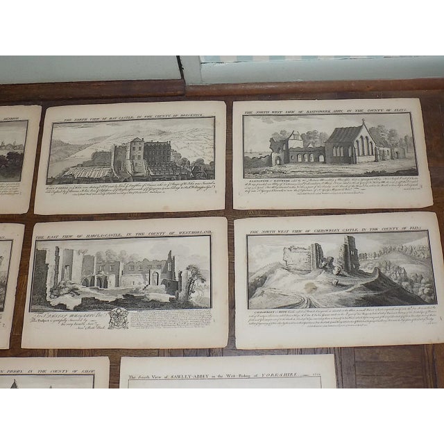 Realism Authentic Antique 18th C. Bucks' Views of England Copperplate Engravings--Set of 11 For Sale - Image 3 of 8