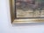 American Vintage Dutch School Painting of Harbor For Sale - Image 3 of 6