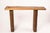 Brutalist Wood Console Table, 1970 For Sale - Image 6 of 15