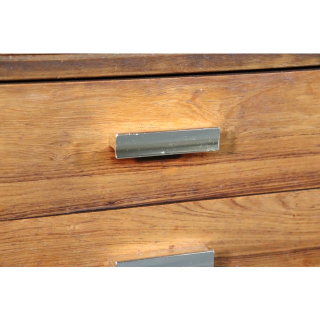 Wood Mid 20th Century Attributed to Farsø Stolefabrik Desk for Maurice Villency For Sale - Image 7 of 9