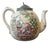 Chinese Magdala Pattern Teapot with Pewter Lid For Sale