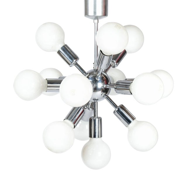 Vintage Sputnik Drupol Chandelier, 1970s For Sale