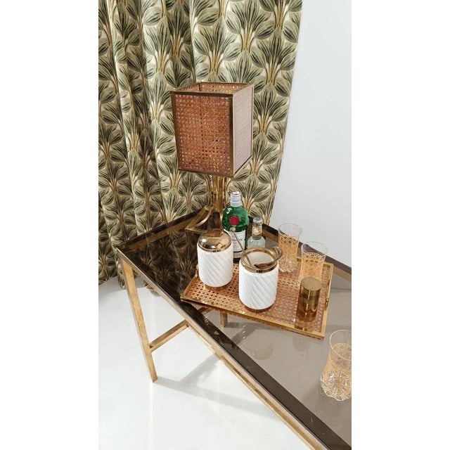 Brass Tube Box by Gabriella Crespi, 1970s For Sale - Image 9 of 14