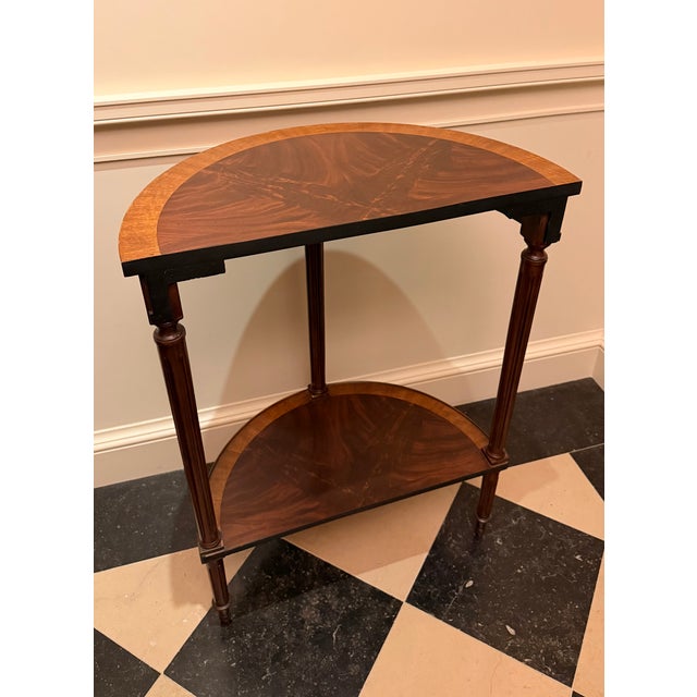 2020s Scarborough House Demilune or Half-Round End Table by Maitland-Smith For Sale - Image 5 of 8