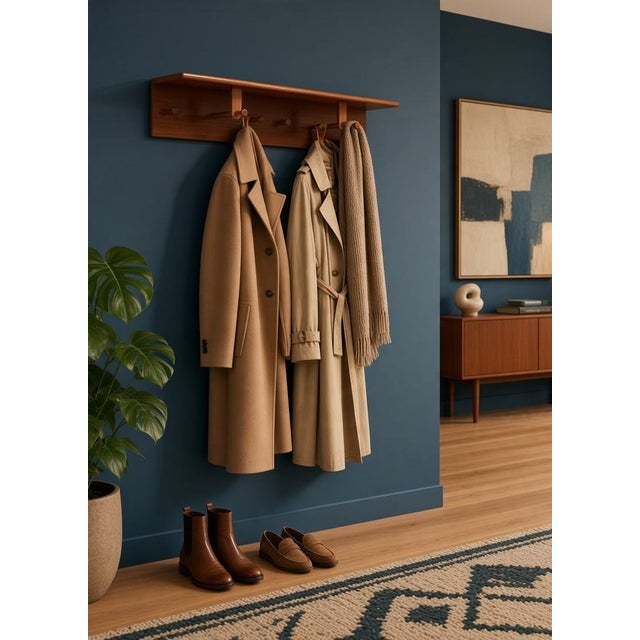 No. 208 Hat Shelf in Teak by Aksel Kjersgaard, Denmark, 1960s For Sale - Image 6 of 9