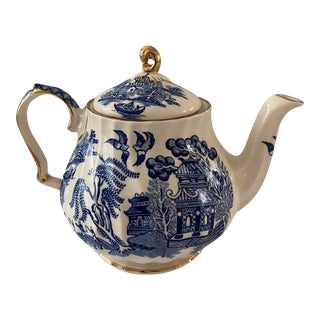 Antique Sadler England Porcelain Teapot For Sale