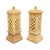 Traditional Pair of Monumental Cast Stone Pagoda Garden Lanterns For Sale - Image 3 of 12