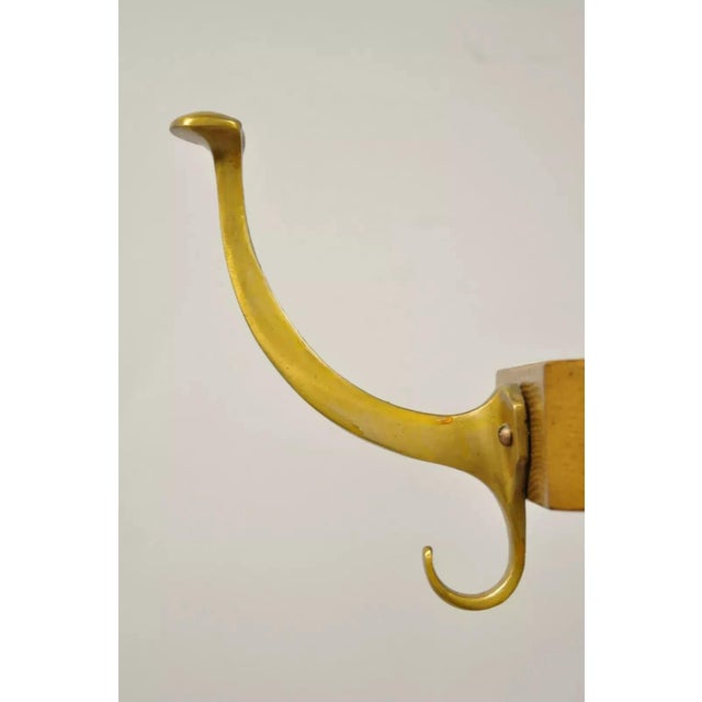 B.L. Marble Chair Company Antique Bl Marble Chair Co. Oak Wood Revolving Arts & Crafts Coat Tree Stand For Sale - Image 4 of 12