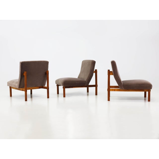 Model 869 Architectural Lounge Chairs from Cassina, Italy, 1960s, Set of 3, in Very Good conditions. Designed 1960 to 1969...
