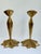 Metal 1940s Hollywood Regency Brass Starburst Candle Holders a Pair For Sale - Image 7 of 8