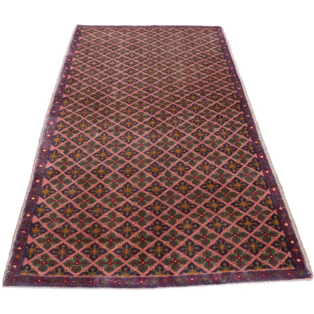 Victorian Vintage Turkish Sivas Rug, 03'01 X 05'07 For Sale - Image 3 of 6