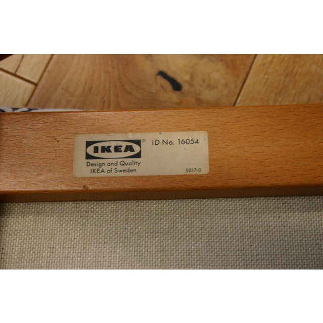 Set of Vintage Chair with Footstool by Simo Heikkila for Ikea, 1990s For Sale - Image 15 of 18