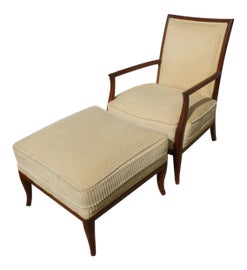 Example of T.H. Robsjohn Gibbings Chair and Ottoman Sets