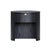 Boho Chic Marlow Black Wood Round Nightstand For Sale - Image 3 of 9