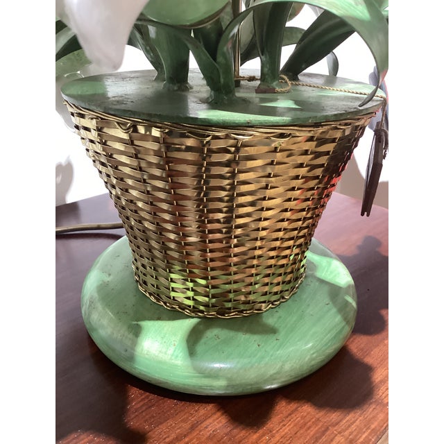 Glass and Brass Table Lamp from Banci Firenze, 1970s For Sale - Image 13 of 17