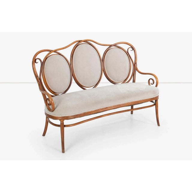 Art Nouveau 19th Century Michael Thonet Sofa Bench Nr22 For Sale - Image 3 of 13