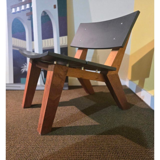 Tan Sâlao Accent Chair by Rob Edley Welborn For Sale - Image 8 of 9