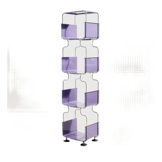 Space Age Italian Standing Shelf, 1970s For Sale