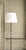 Alte Floor Lamp in Brass with Bronze and Fabric by Marine Breynaert For Sale - Image 4 of 6