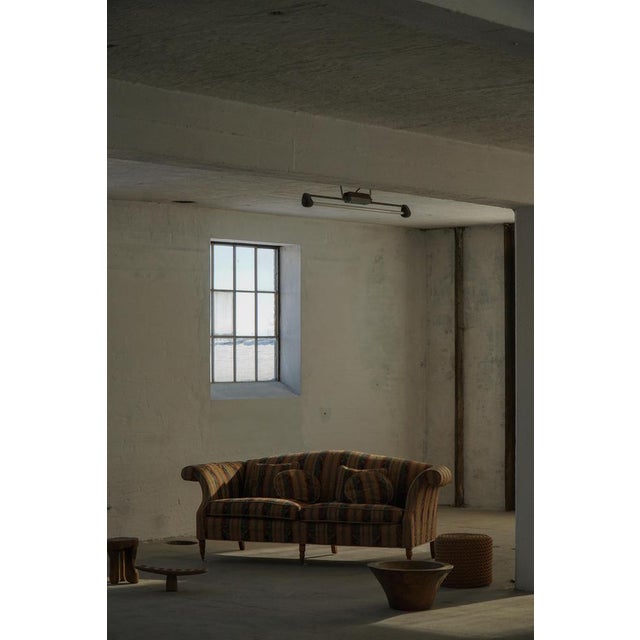 1960s Empire Style Sofa with Cushions and Castors, Denmark, 1960s For Sale - Image 5 of 18