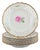 Pink Rose Reticulated Lunch Plates from Meissen, Germany, 1930s, Set of 6 For Sale