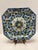Hand-painted Italian maiolica platter crafted in Caltagirone, Sicily, a region internationally renowned for its ceramic...