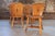 1970s Sculptural Pine Dining Chairs with Keyhole Backs, 1970s, Set of 4 For Sale - Image 5 of 14