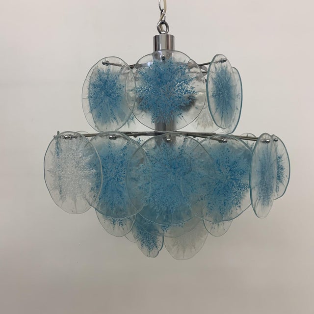 Disc Chandelier by Vistosi, 1970s For Sale - Image 6 of 18