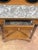 Antique Louis XVI Style Mahogany Rafraichissoir Side Table With Marble Top For Sale In New York - Image 6 of 9