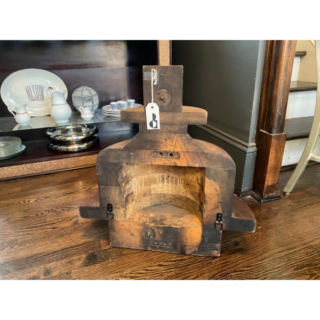 Early 21st Century Antique Wood Industrial Mold For Sale - Image 5 of 12