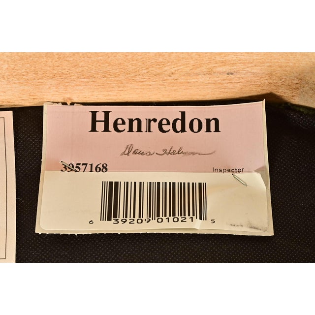 Henredon Modern Art Deco Carved Oak Side Chairs or Dining Chairs, Pair For Sale - Image 13 of 16